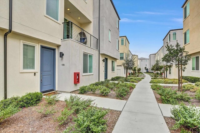 exterior space featuring a residential view