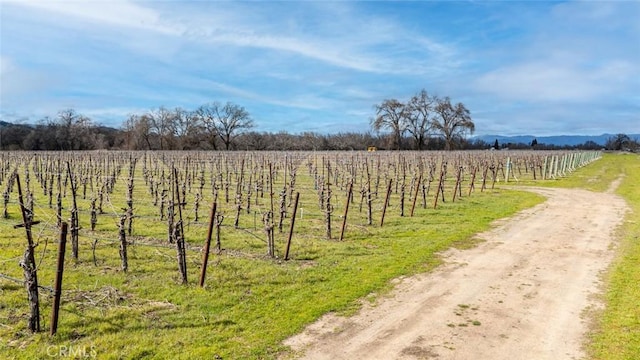 exterior space featuring a rural view