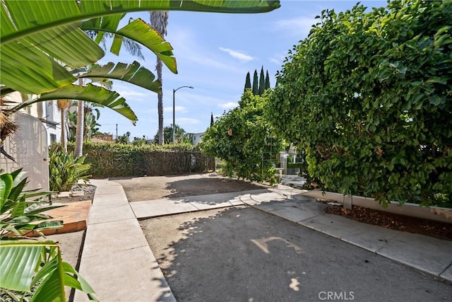 view of patio / terrace with fence