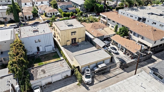 drone / aerial view featuring a residential view