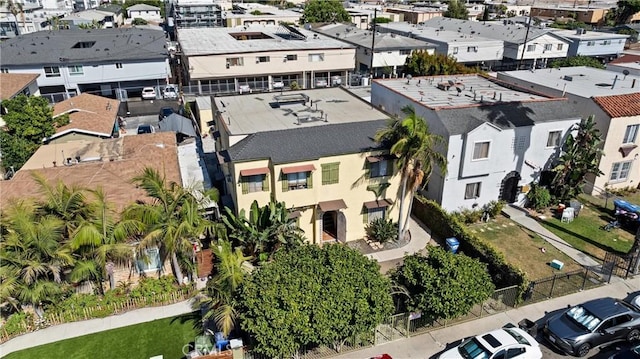 aerial view featuring a residential view