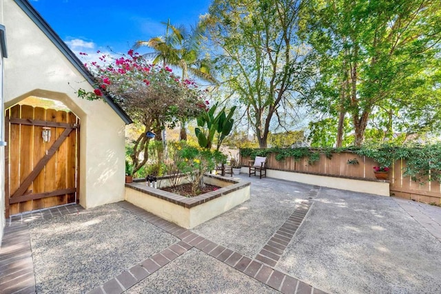 view of patio / terrace featuring a fenced backyard