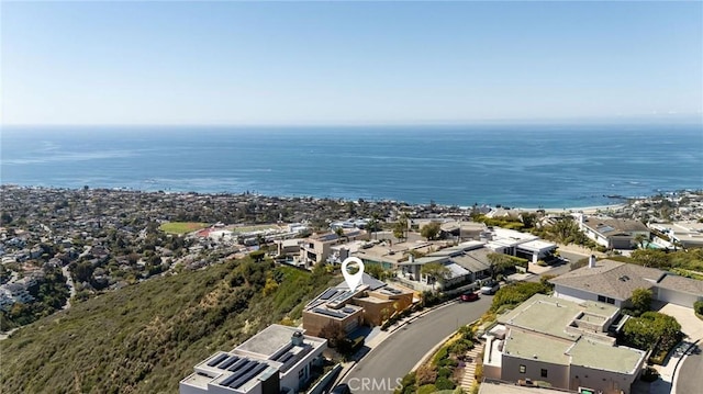 1415 Coral Dr, Laguna Beach, CA 92651 - birds eye view of property with a water view