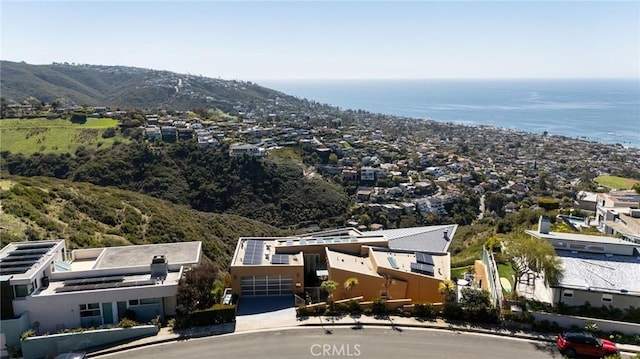 1415 Coral Dr, Laguna Beach, CA 92651 - aerial view featuring a water view