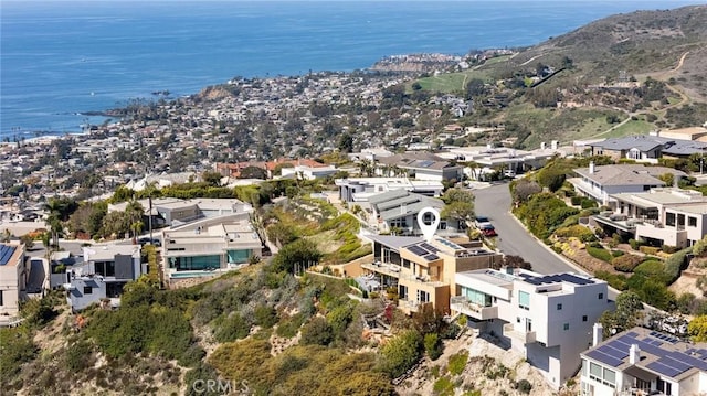 1415 Coral Dr, Laguna Beach, CA 92651 - bird's eye view with a water view and a residential view