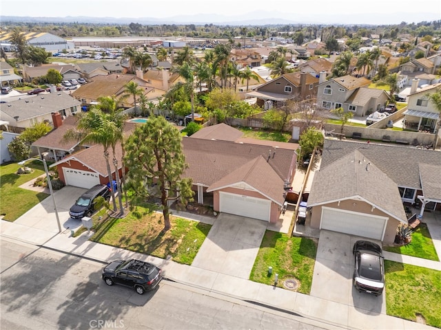 birds eye view of property featuring a residential view