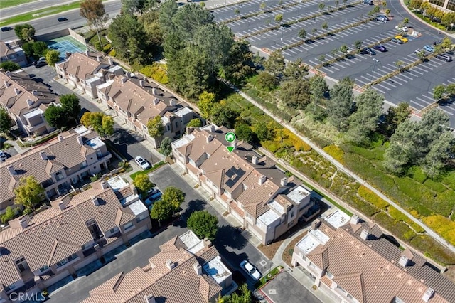 birds eye view of property featuring a residential view