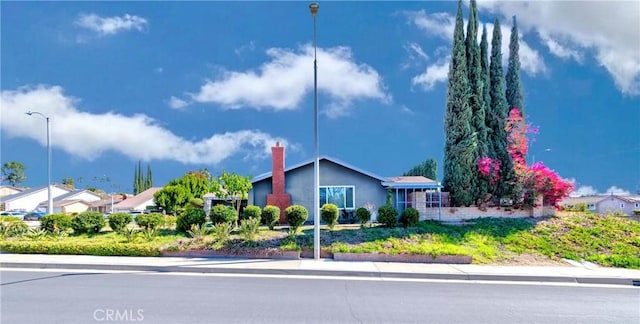 view of front of home