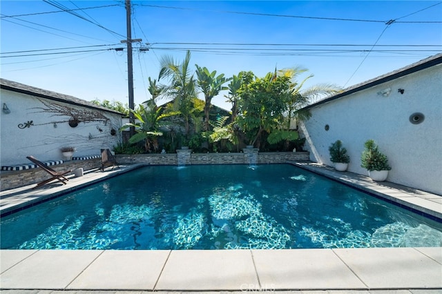 view of pool