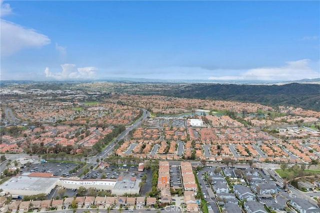 bird's eye view featuring a residential view