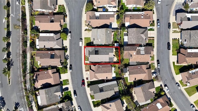 drone / aerial view featuring a residential view