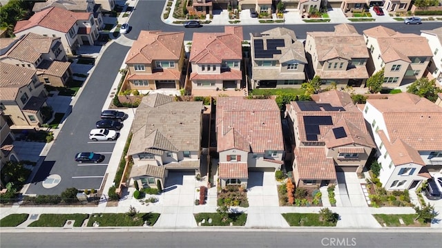 drone / aerial view featuring a residential view