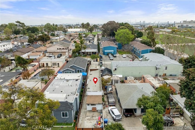 drone / aerial view featuring a residential view