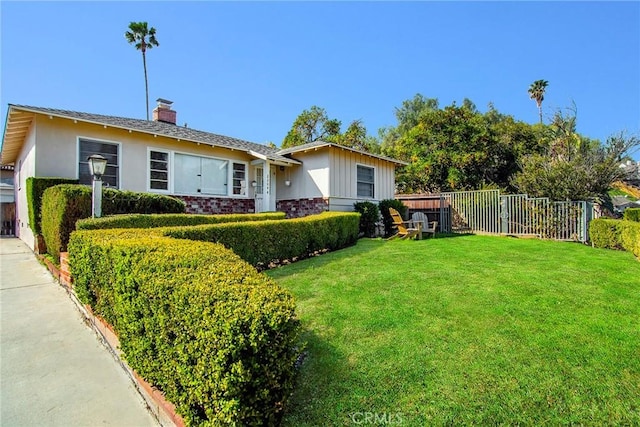 exterior space with fence