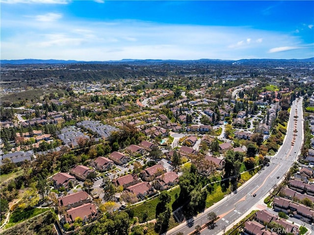 birds eye view of property featuring a residential view