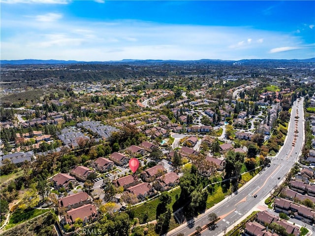 birds eye view of property featuring a residential view