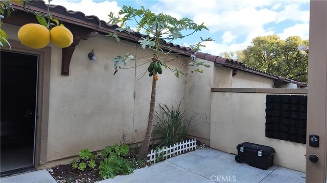 view of property exterior featuring stucco siding