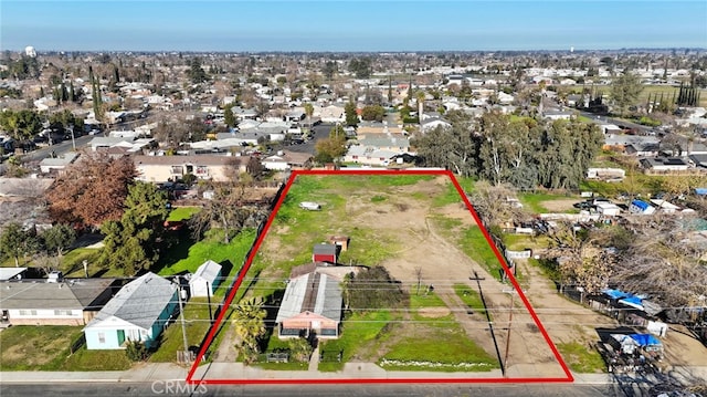 drone / aerial view featuring a residential view