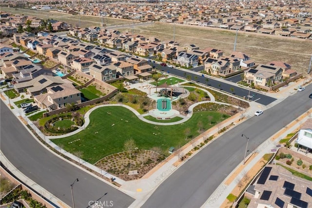 drone / aerial view featuring a residential view