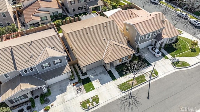 drone / aerial view featuring a residential view