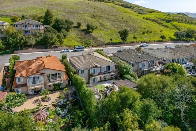 bird's eye view featuring a residential view