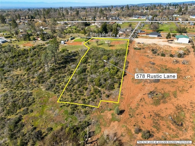 578 Rustic Ln, Paradise CA, 95969 land for sale