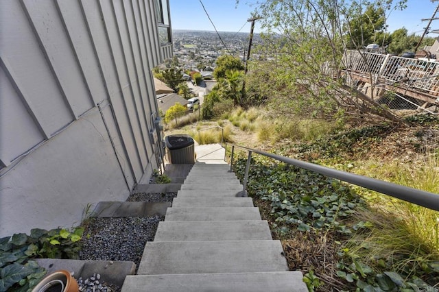 view of staircase