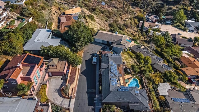 drone / aerial view featuring a residential view