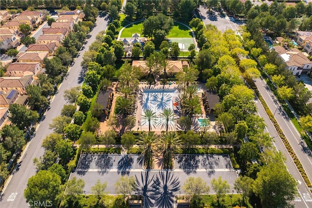 drone / aerial view featuring a residential view