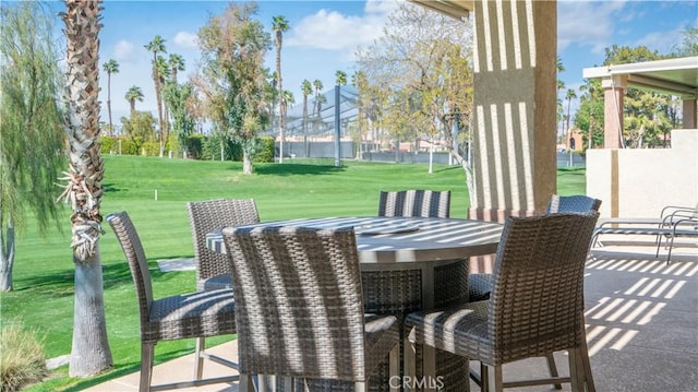 view of patio / terrace with outdoor dining space