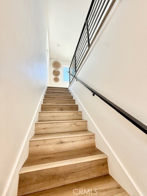 view of stairway