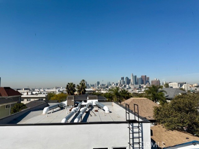 exterior space with a city view