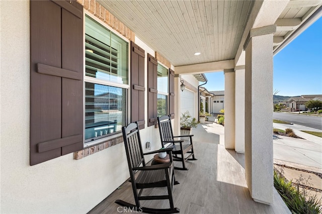 view of patio / terrace featuring a porch