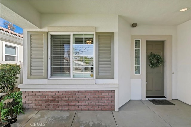 view of entrance to property