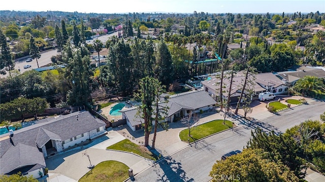 birds eye view of property featuring a residential view