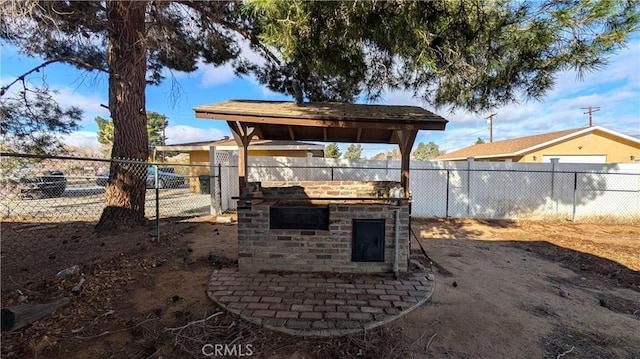 view of patio / terrace featuring a fenced backyard