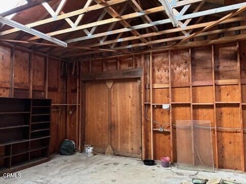 miscellaneous room featuring a garage