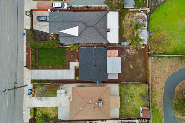 drone / aerial view