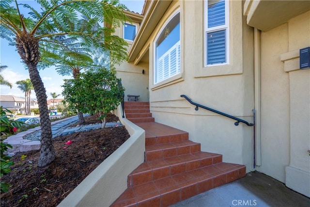 view of stairs