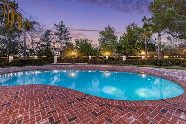 35715 Calle Nopal, Temecula, CA 92592 - view of pool at dusk