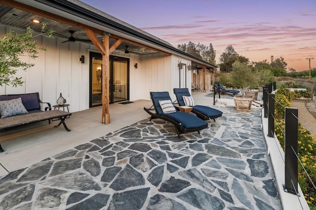 35715 Calle Nopal, Temecula, CA 92592 - view of patio / terrace featuring ceiling fan