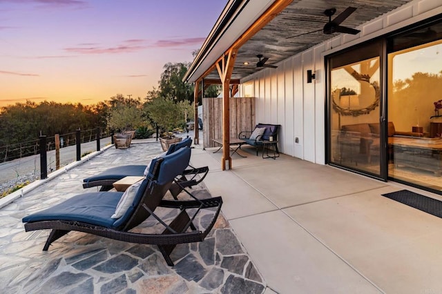 35715 Calle Nopal, Temecula, CA 92592 - patio terrace at dusk featuring a patio area