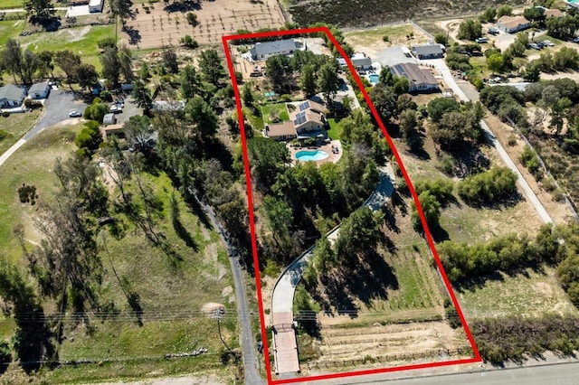 35715 Calle Nopal, Temecula, CA 92592 - aerial overview of property's location featuring property parcel outlined