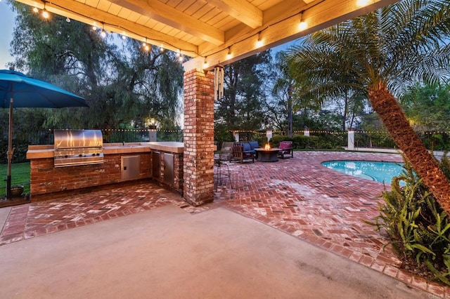 35715 Calle Nopal, Temecula, CA 92592 - view of patio featuring area for grilling