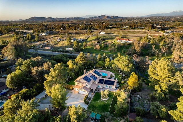35715 Calle Nopal, Temecula, CA 92592 - aerial view of property's location featuring a mountainous background