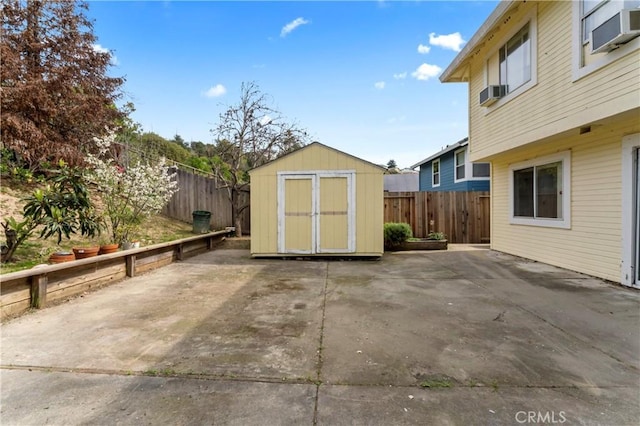 exterior space with a fenced backyard