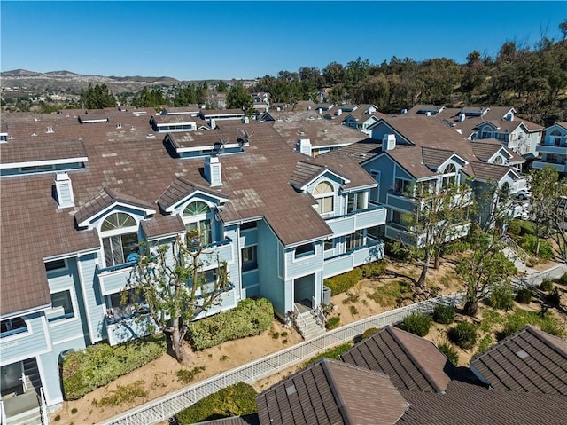 birds eye view of property featuring a residential view