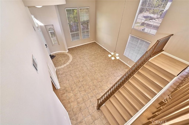 entrance foyer featuring baseboards