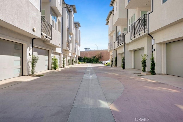 view of street with a residential view