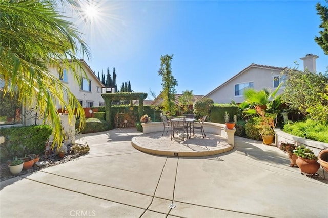 view of patio